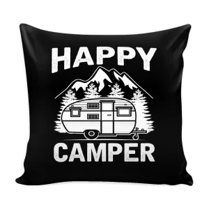 Hand Crafted "Happy Camper" - Pillow Covers