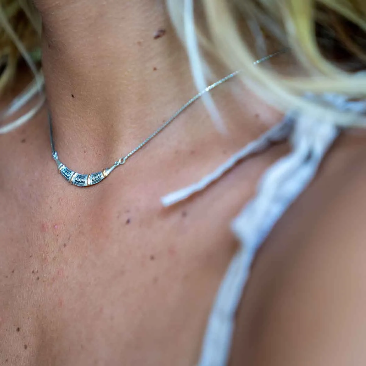 Hand Crafted Silver Necklace