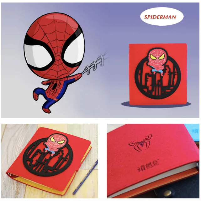 Hand Crafted Superhero Soft Cover Notebook Collection