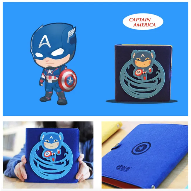Hand Crafted Superhero Soft Cover Notebook Collection