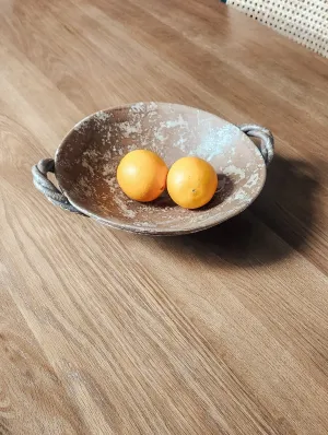 Hand Crafted Twisted Handled Bowl