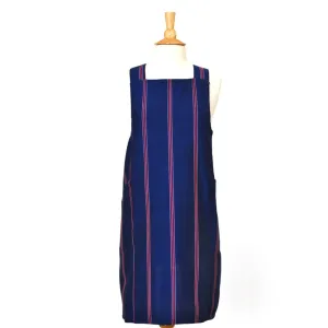 Hand Woven Crossback Apron | Red, White & Blues
