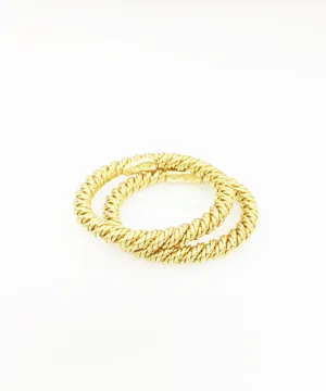 Handmade 18KYG Ring Guards