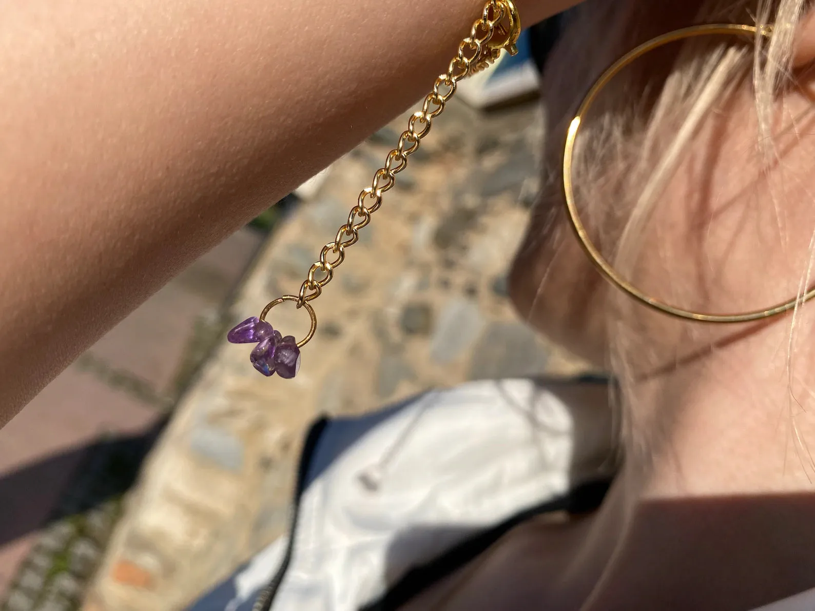 Handmade Amethyst Bracelet