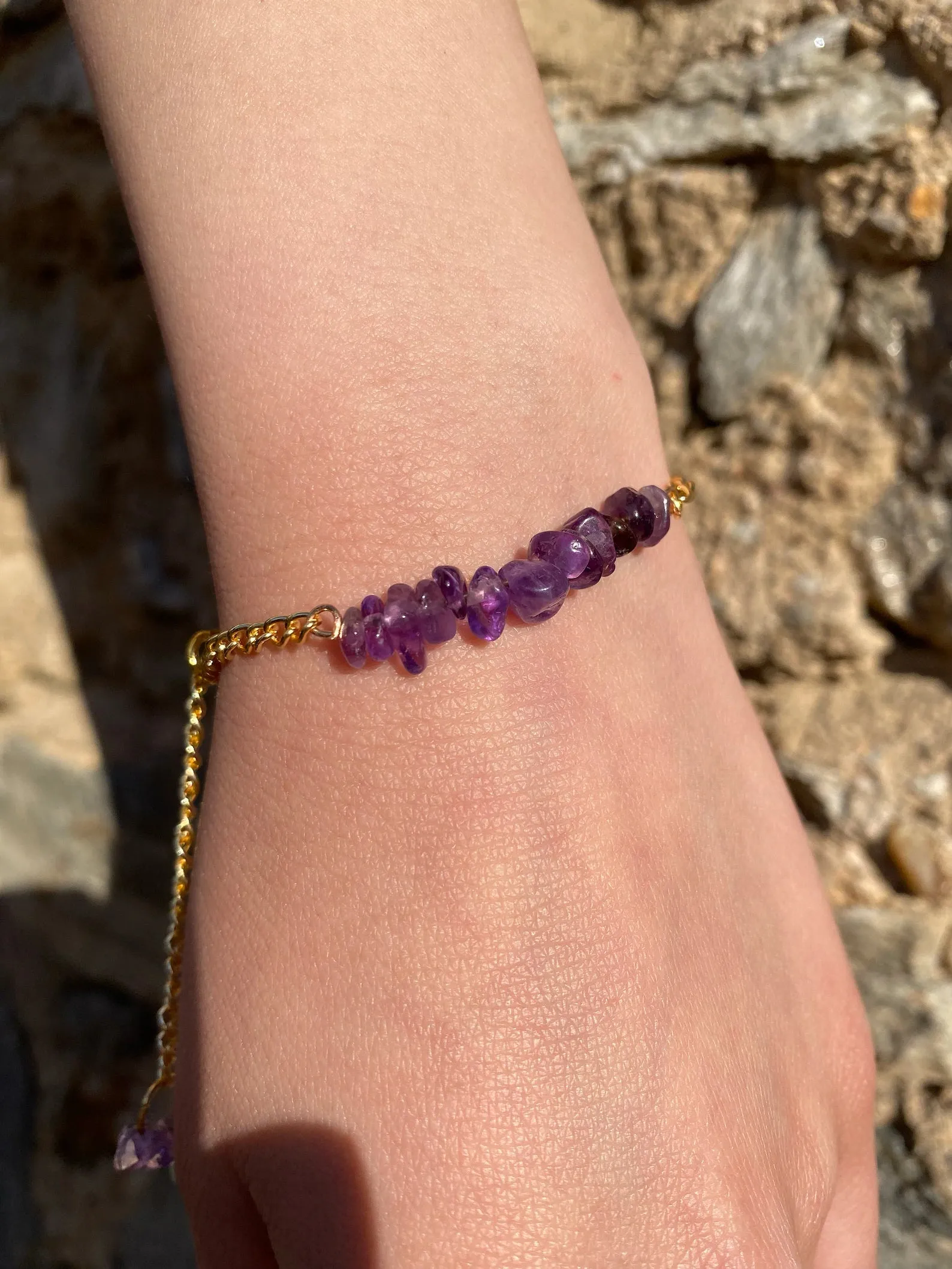Handmade Amethyst Bracelet