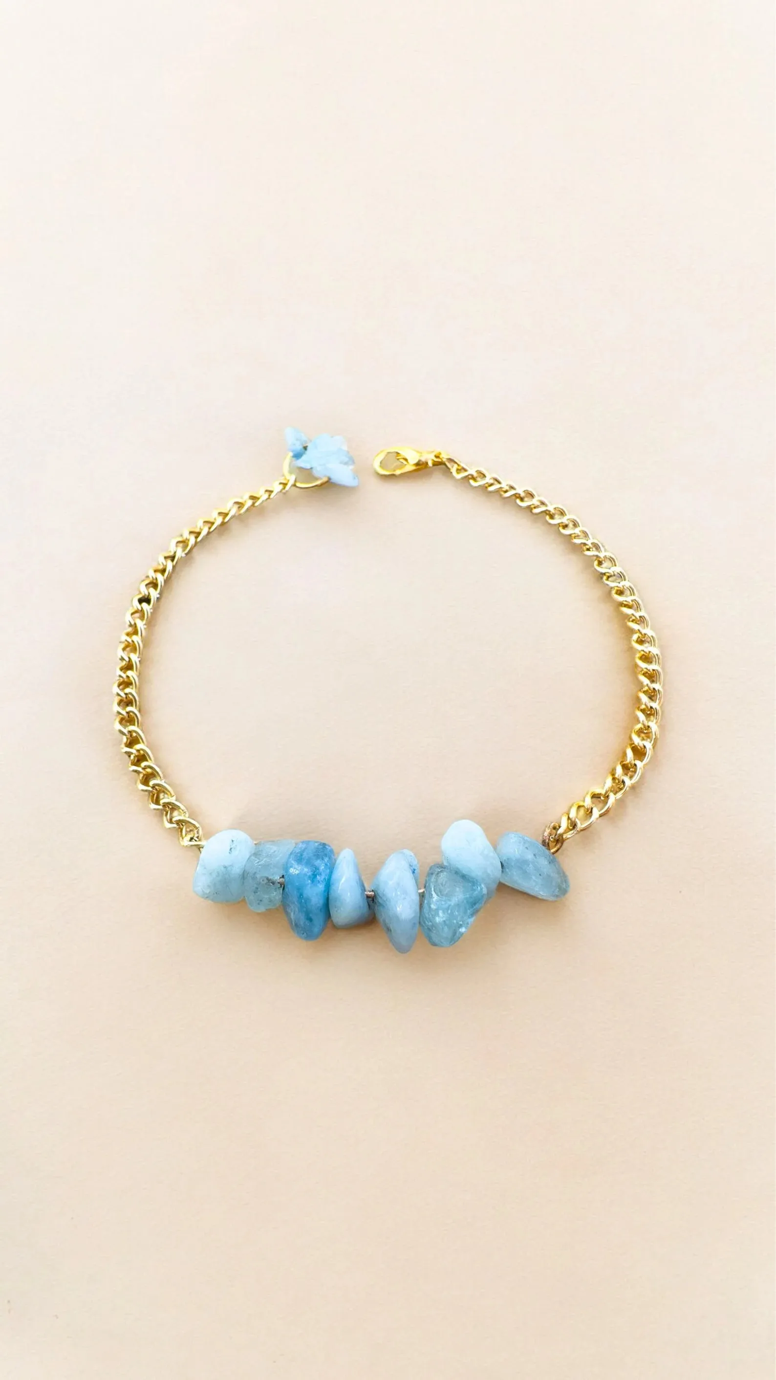 Handmade Aquamarine Bracelet