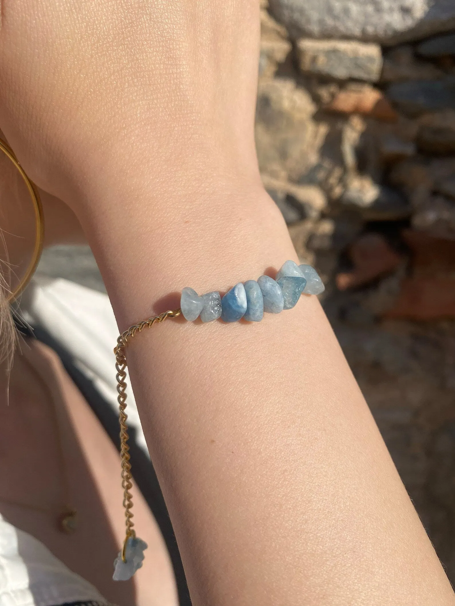 Handmade Aquamarine Bracelet