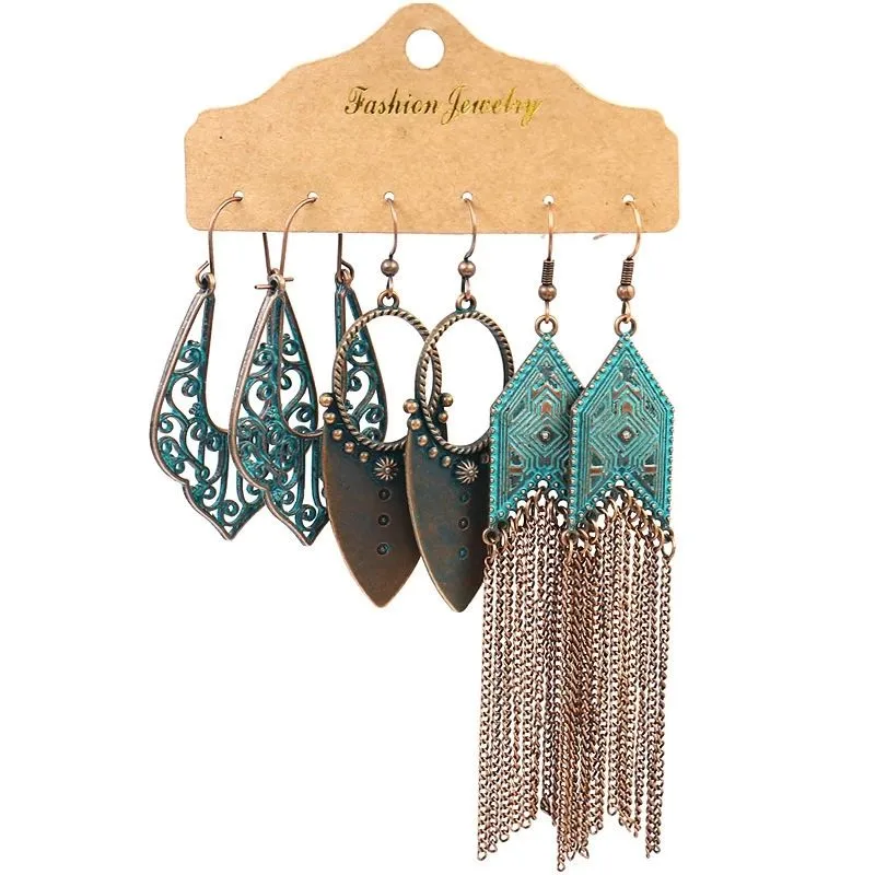 Handmade Boho Earrings Set