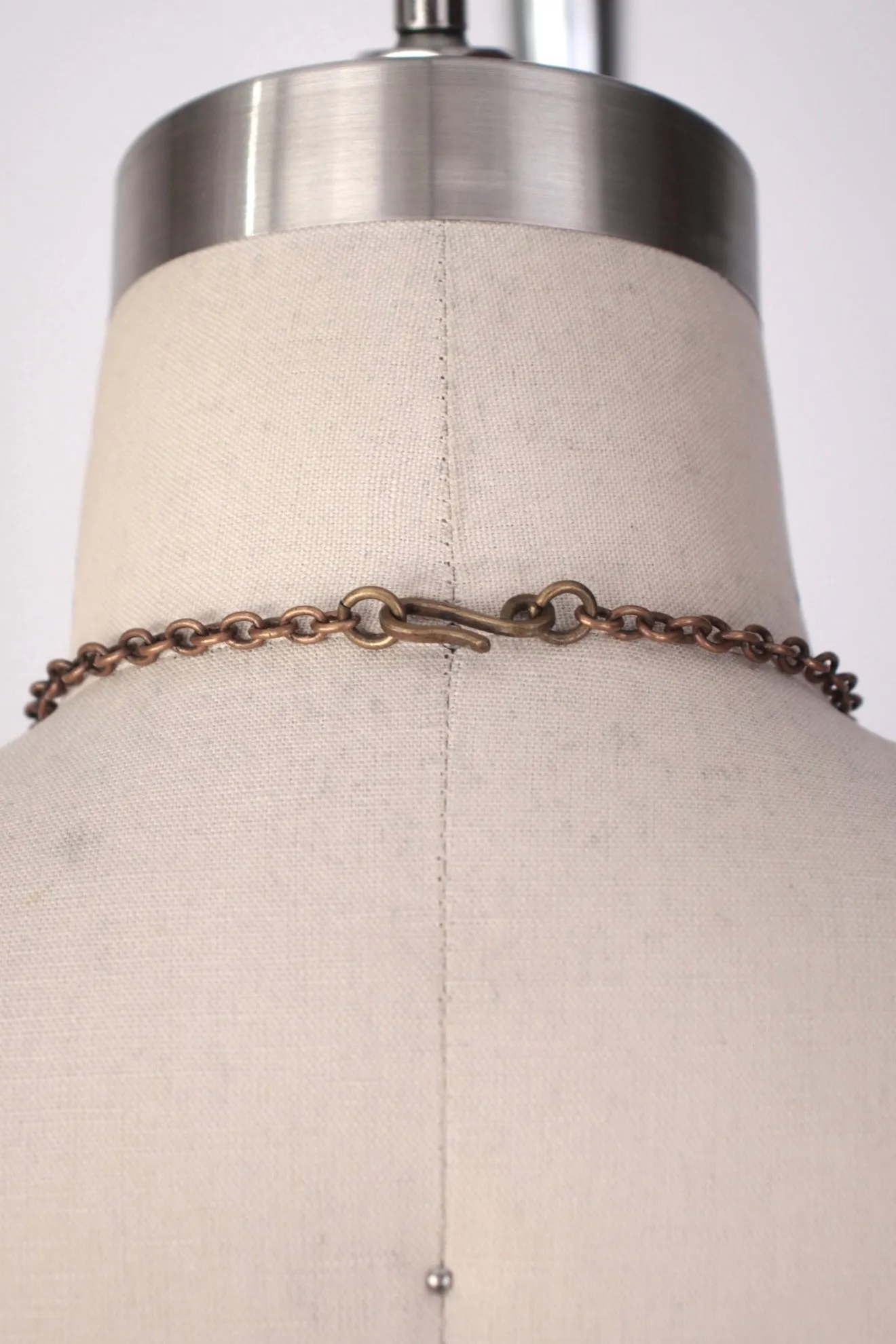 Handmade Brass Brutalist Necklace