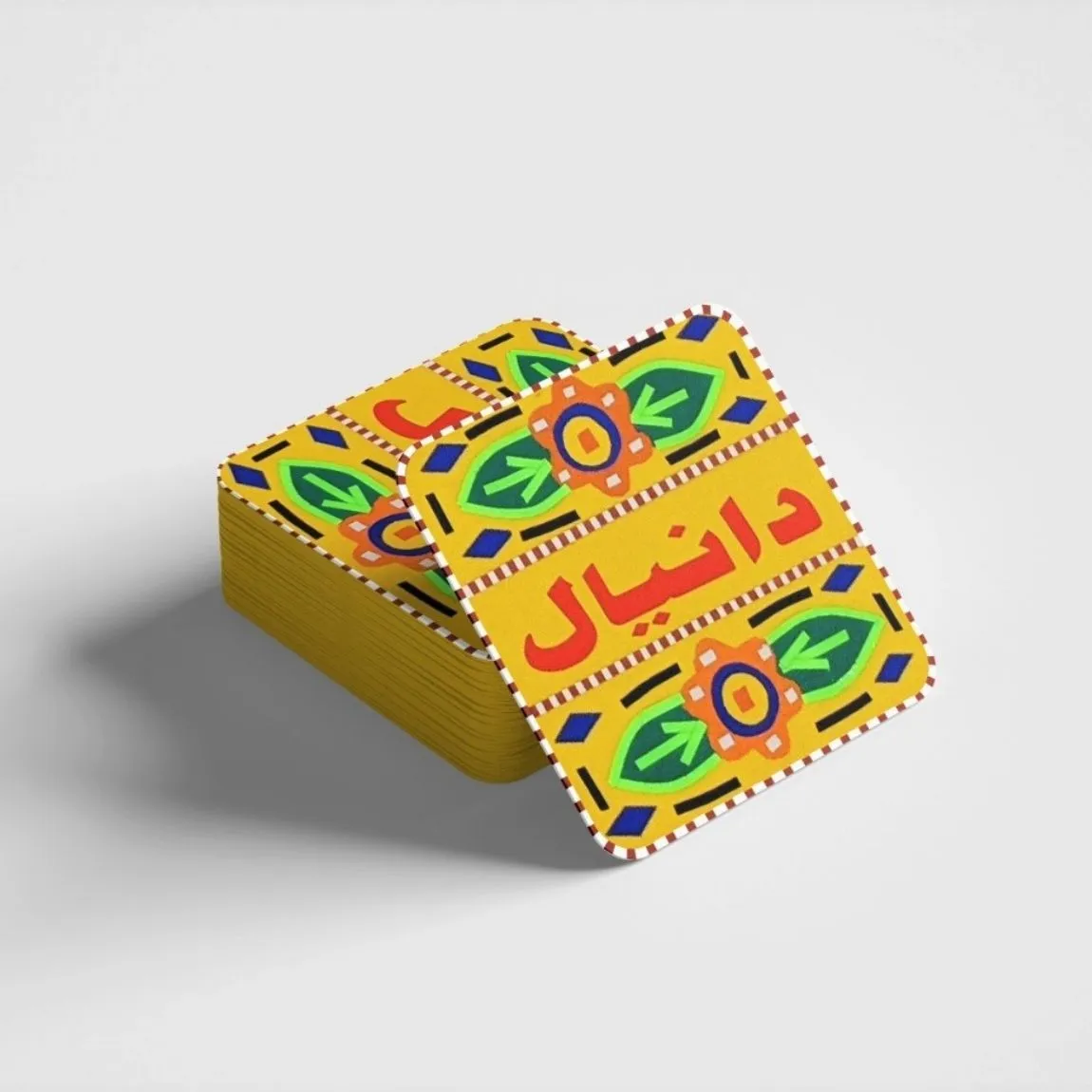 Handmade Chamakpatti Name Coasters