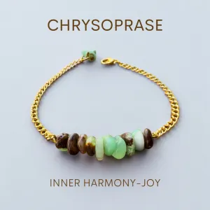 Handmade Chrysoprase Bracelet