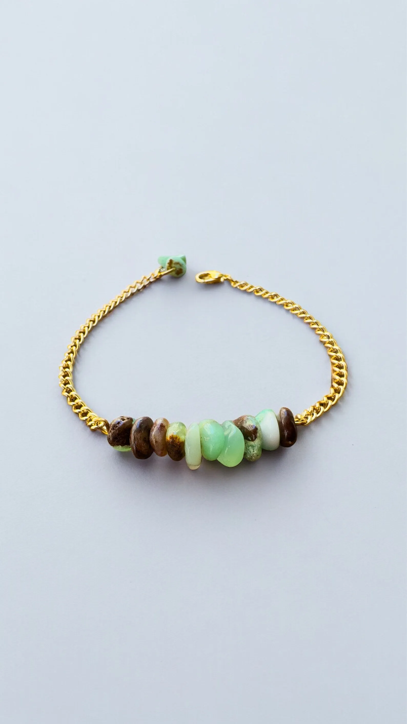 Handmade Chrysoprase Bracelet