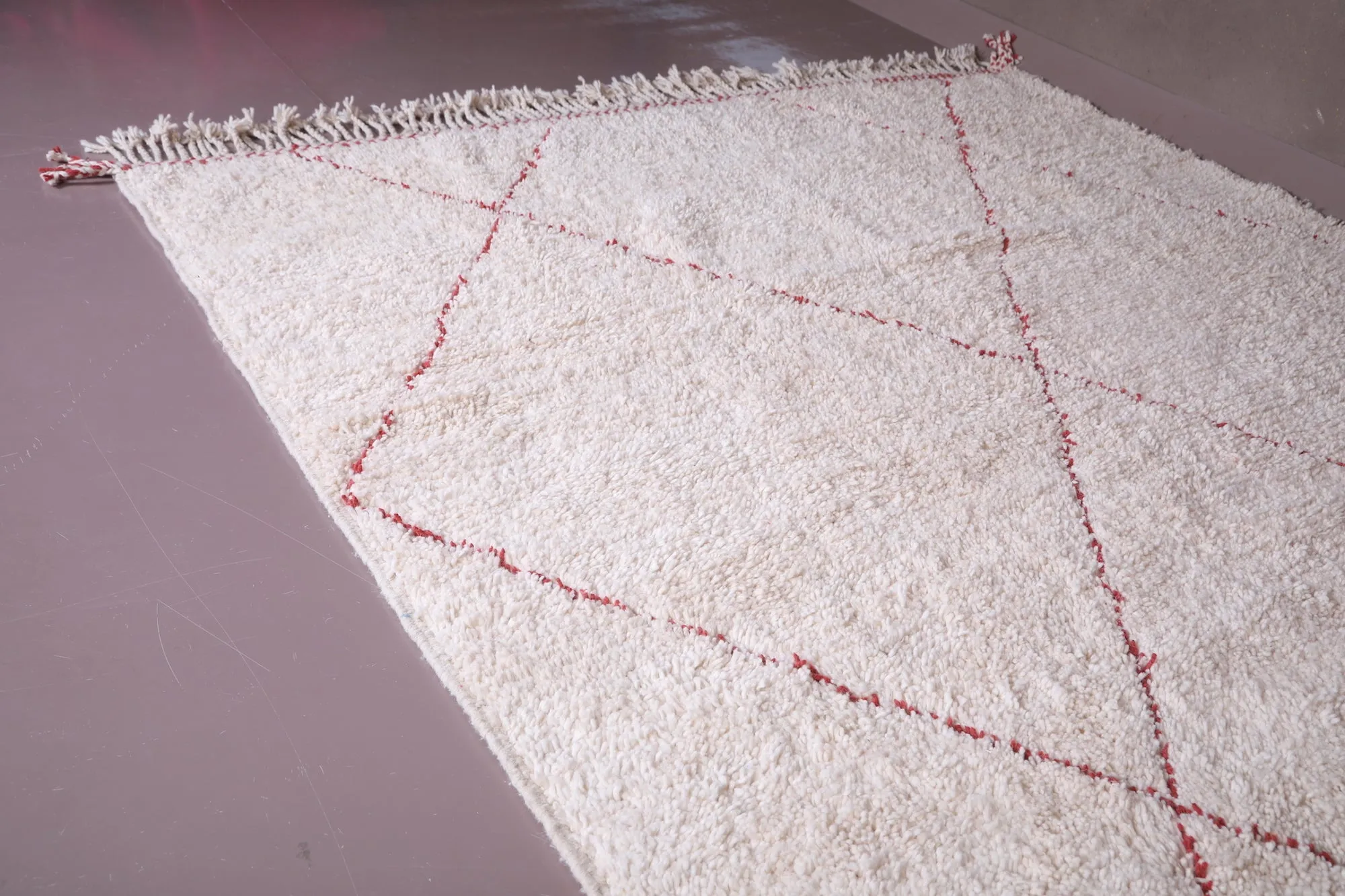 Handmade custom Moroccan rug - wool handmade carpet - Beni rug