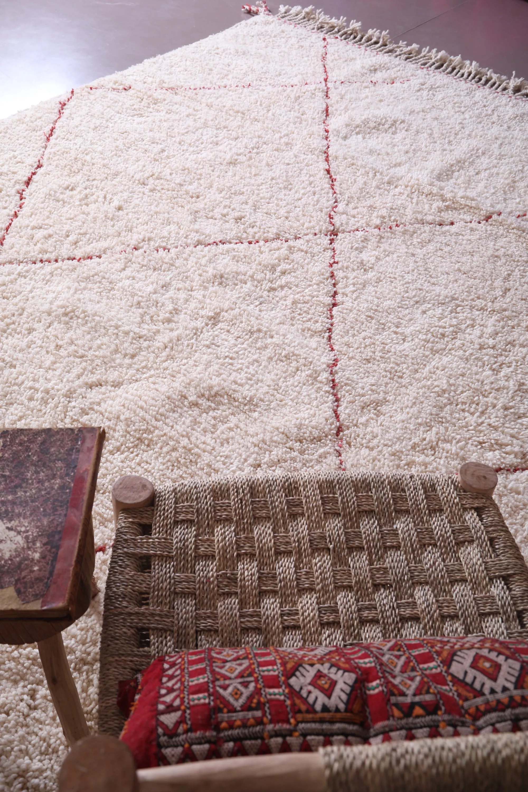 Handmade custom Moroccan rug - wool handmade carpet - Beni rug