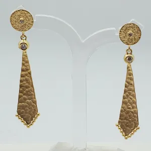 Handmade Hammered Earring