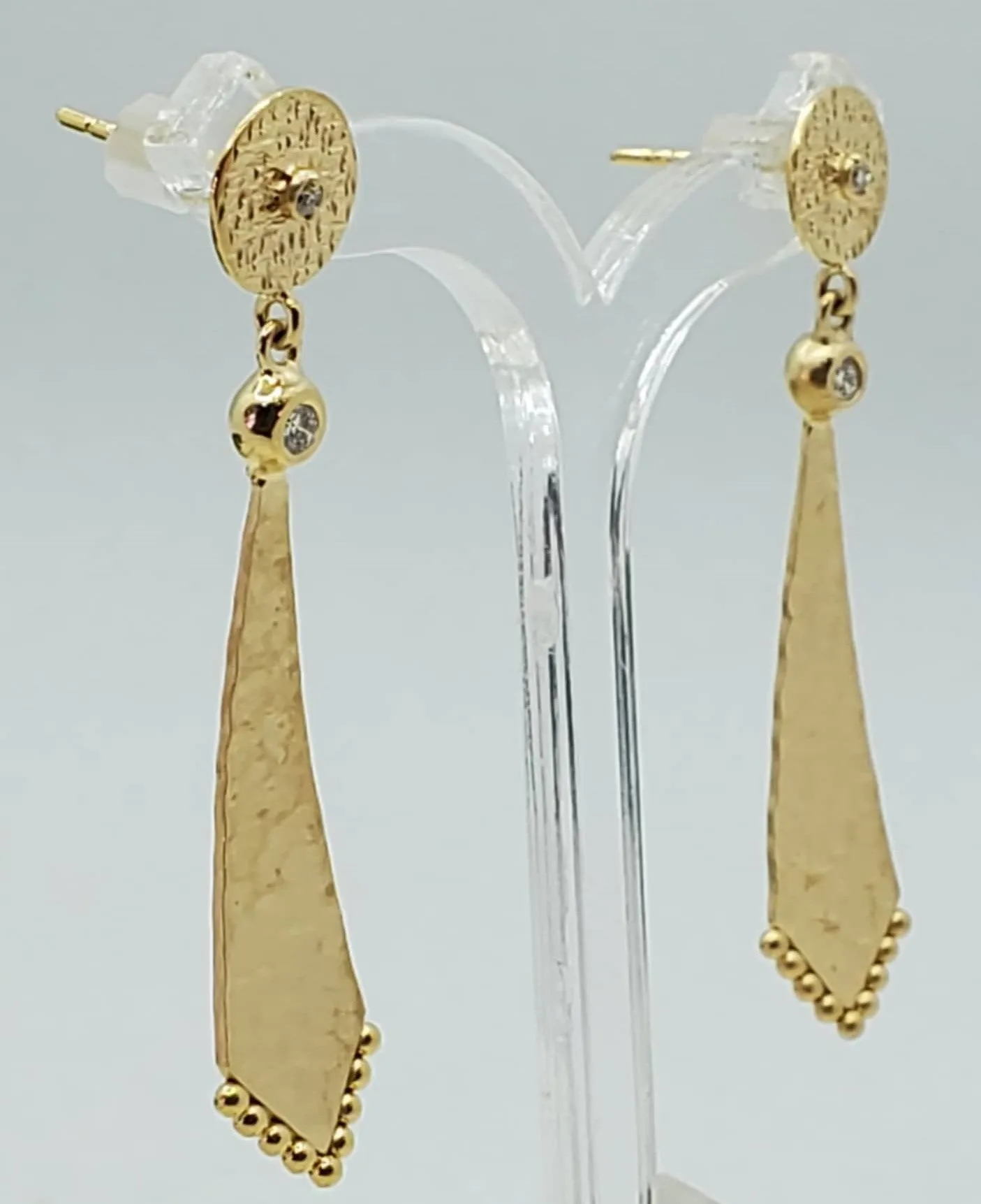Handmade Hammered Earring