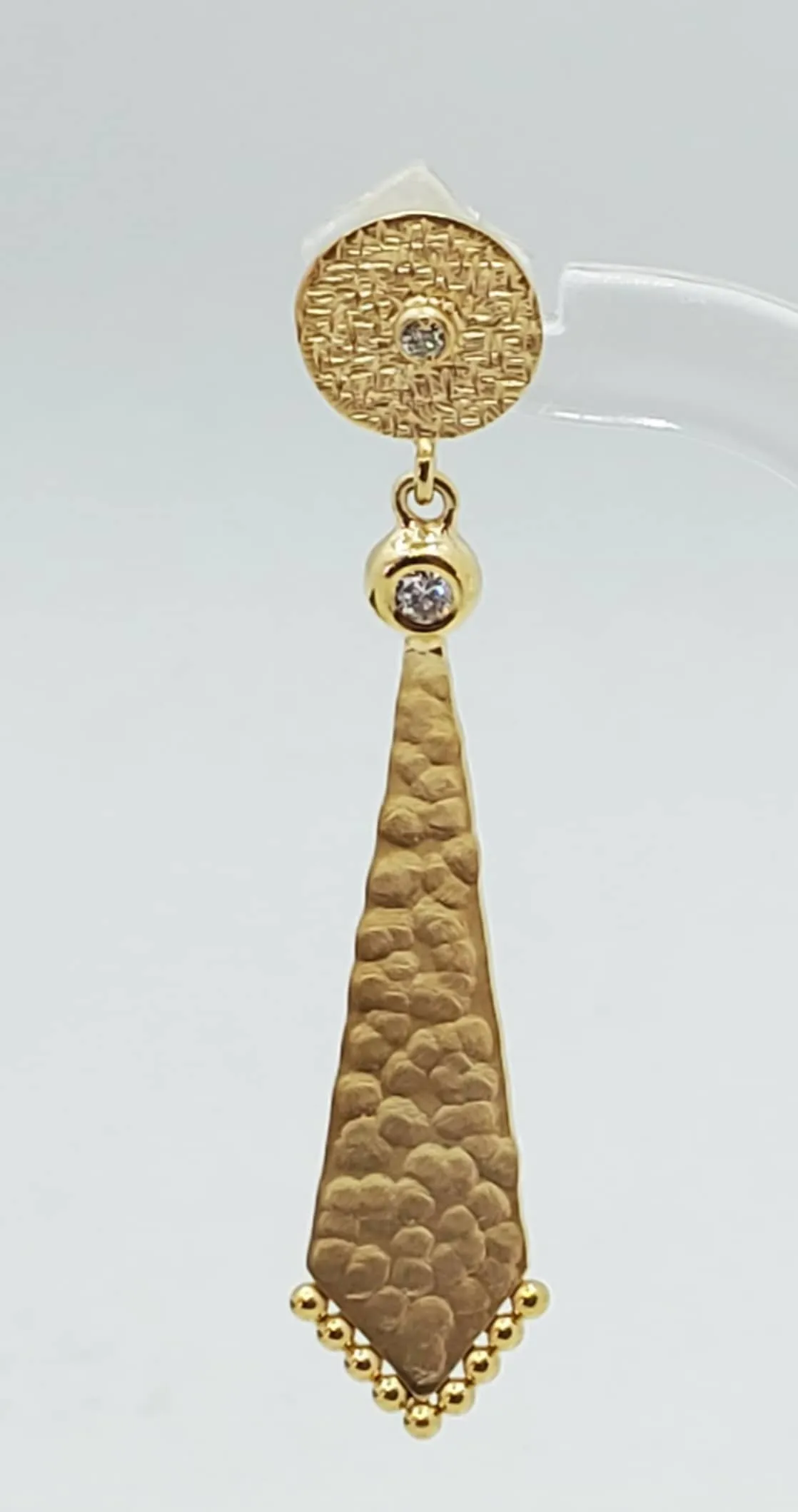 Handmade Hammered Earring