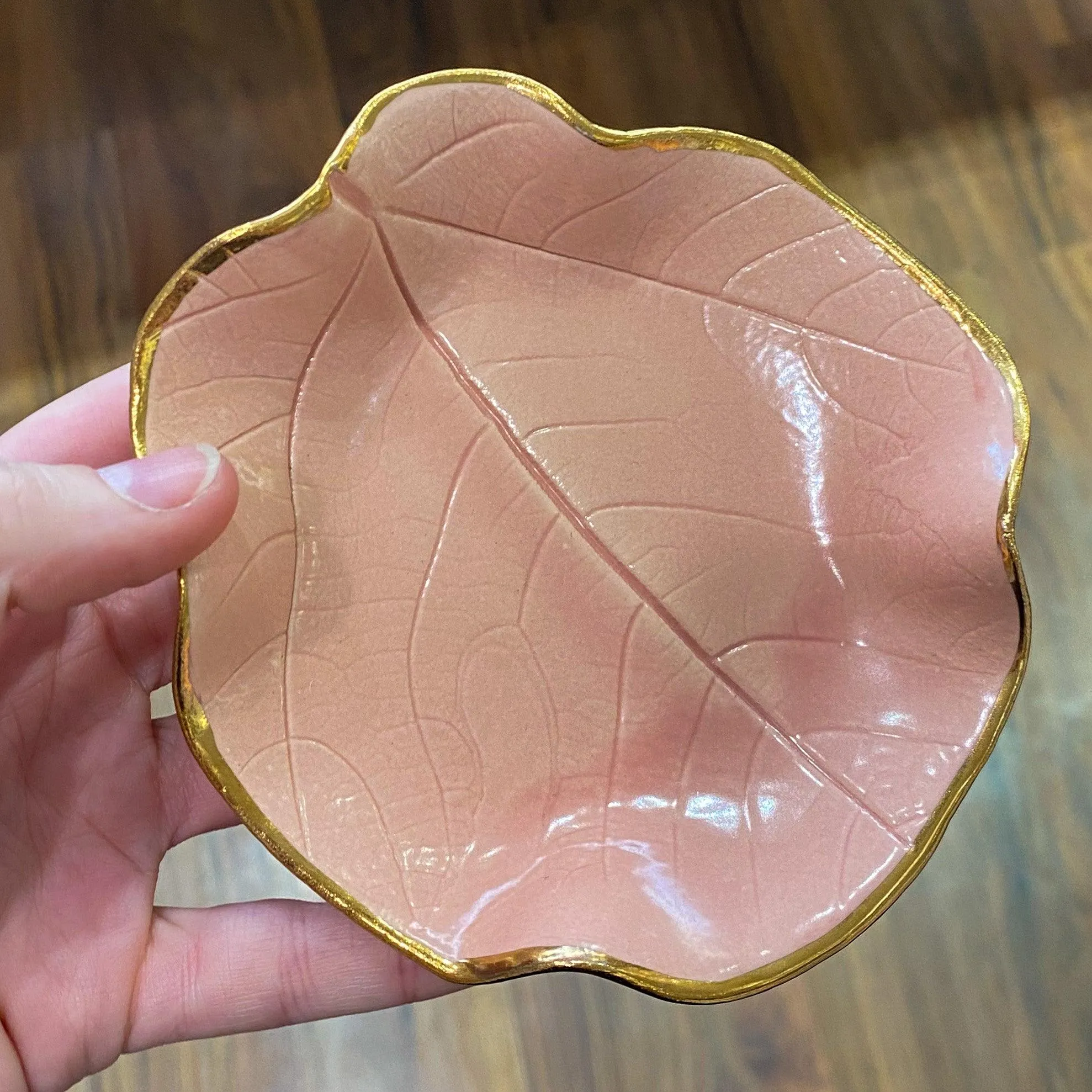 Handmade Leaf Tray Dish