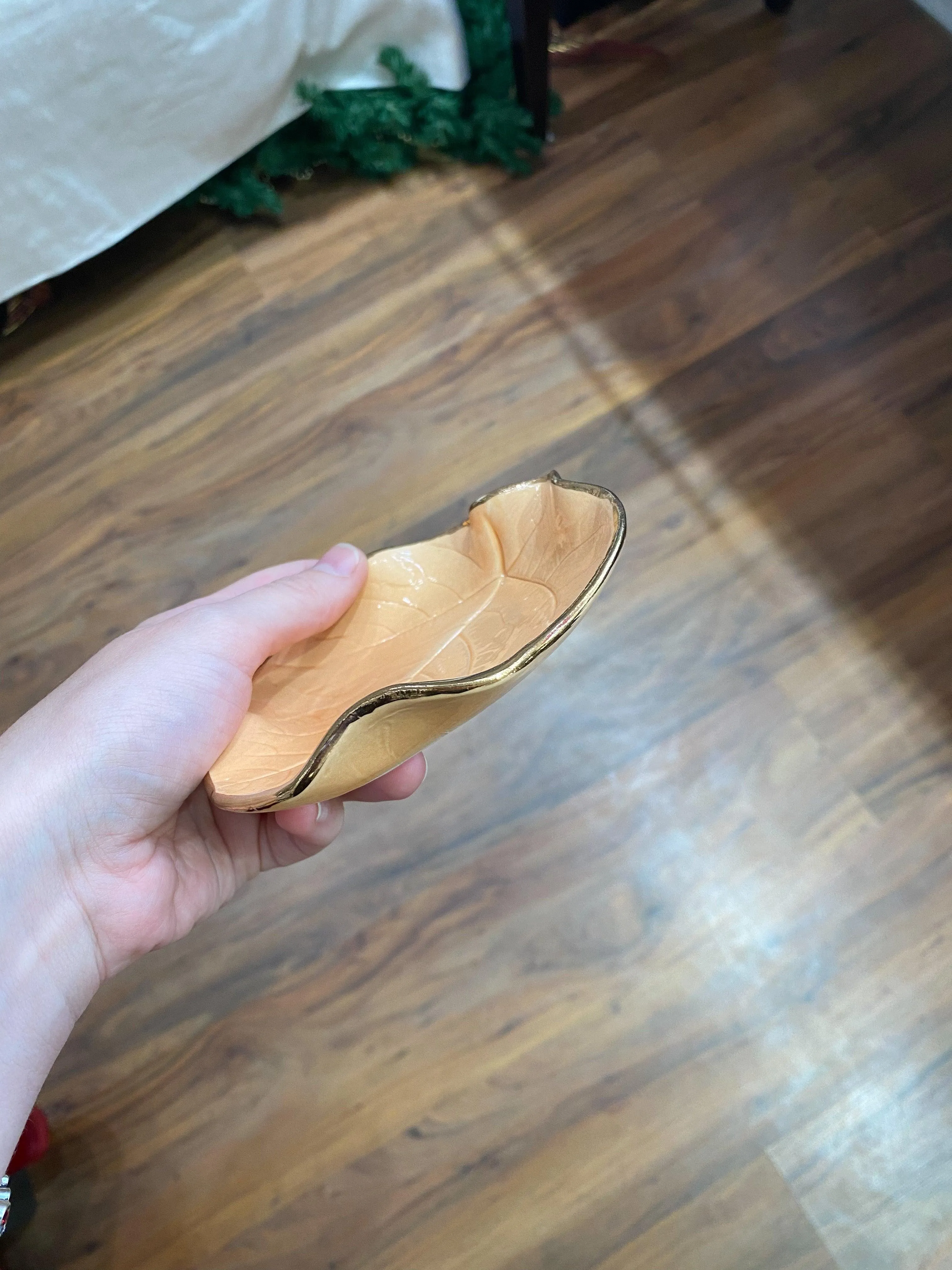 Handmade Leaf Tray Dish