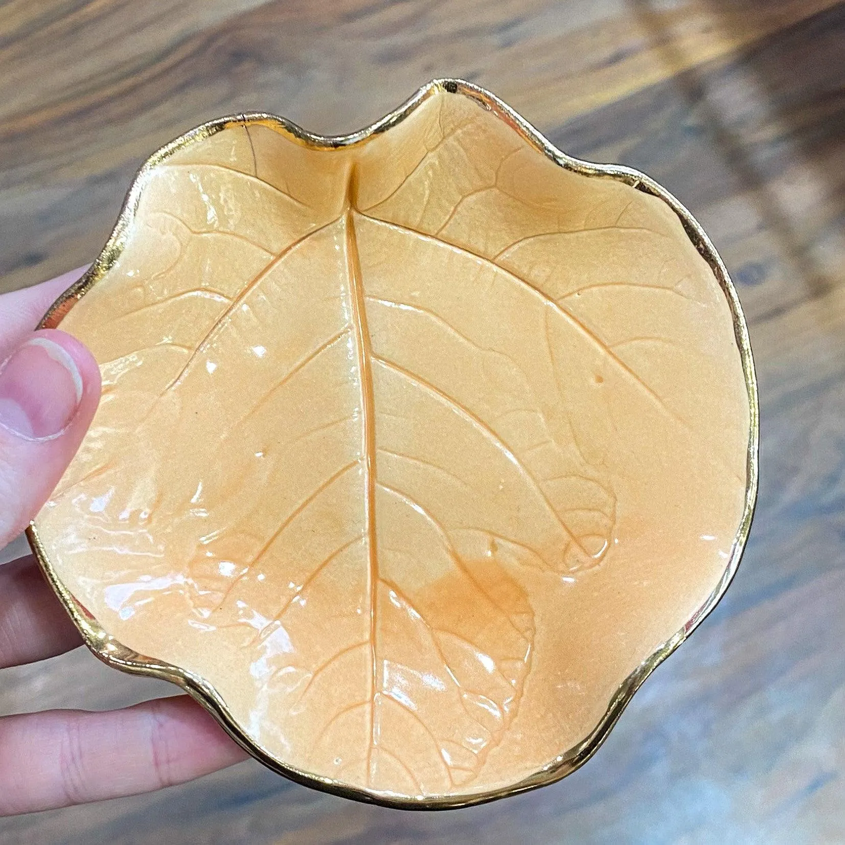 Handmade Leaf Tray Dish