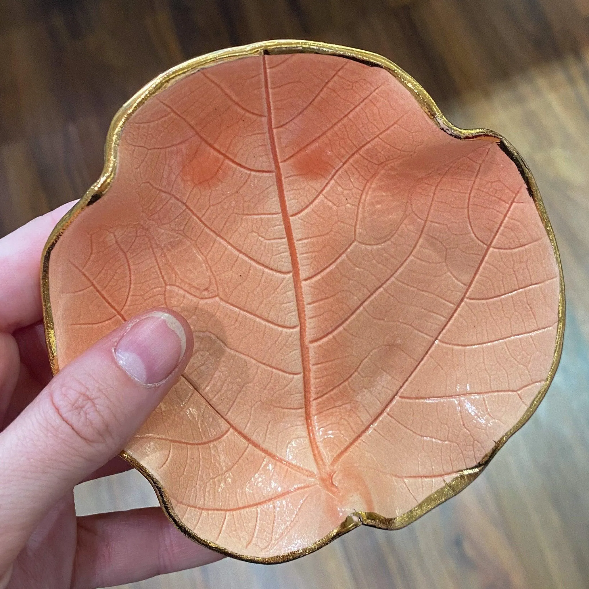 Handmade Leaf Tray Dish