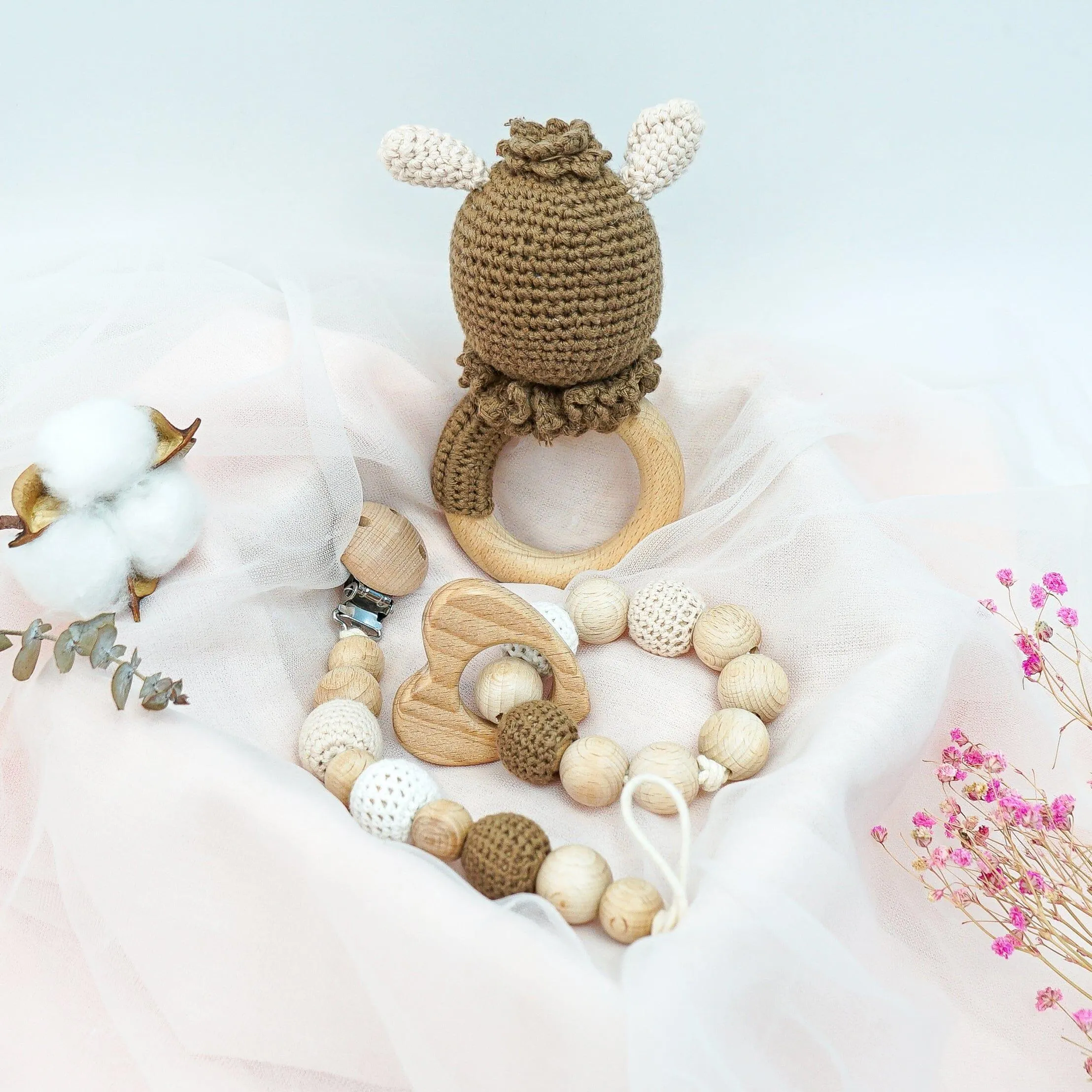Handmade Llama Crochet Set
