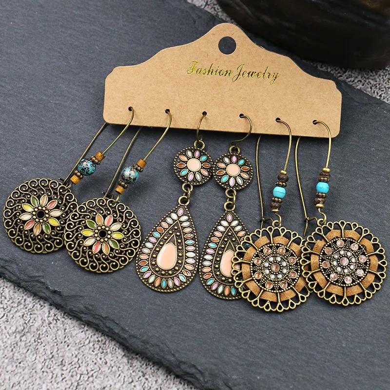 Handmade Metal Earrings Set
