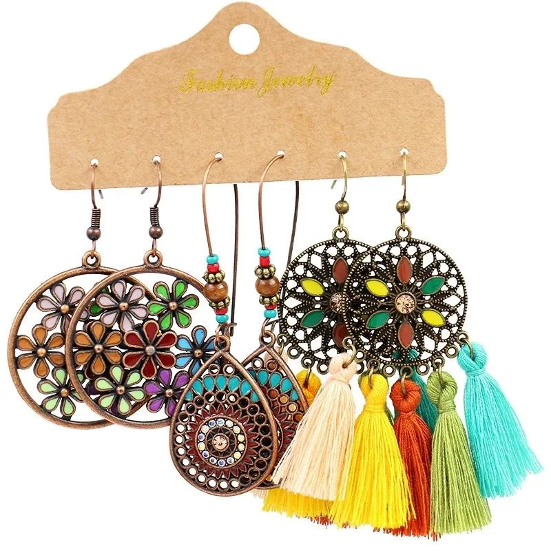 Handmade Metal Earrings Set