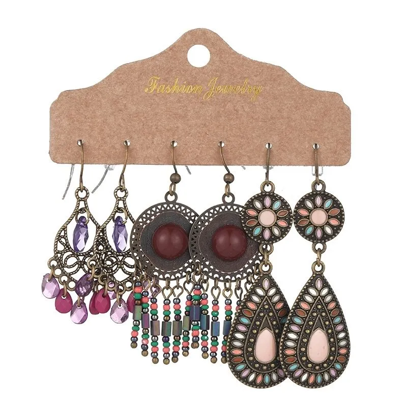 Handmade Metal Earrings Set