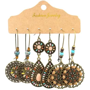 Handmade Metal Earrings Set