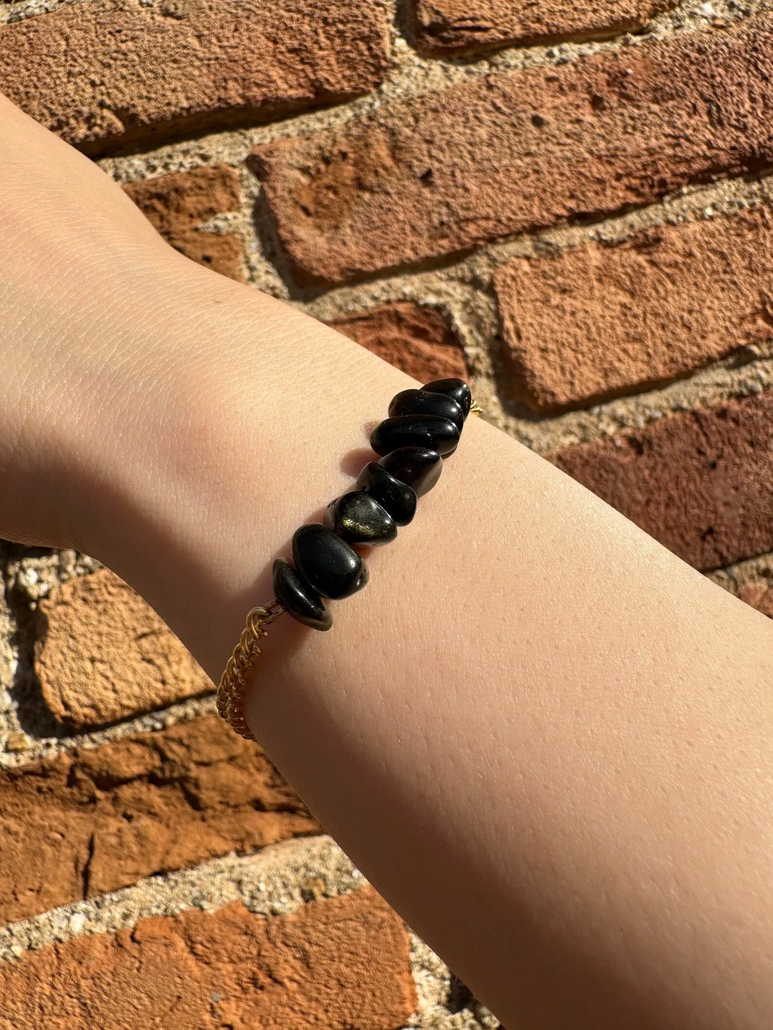 Handmade Obsidian Bracelet