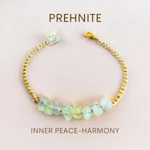 Handmade Prehnite Bracelet
