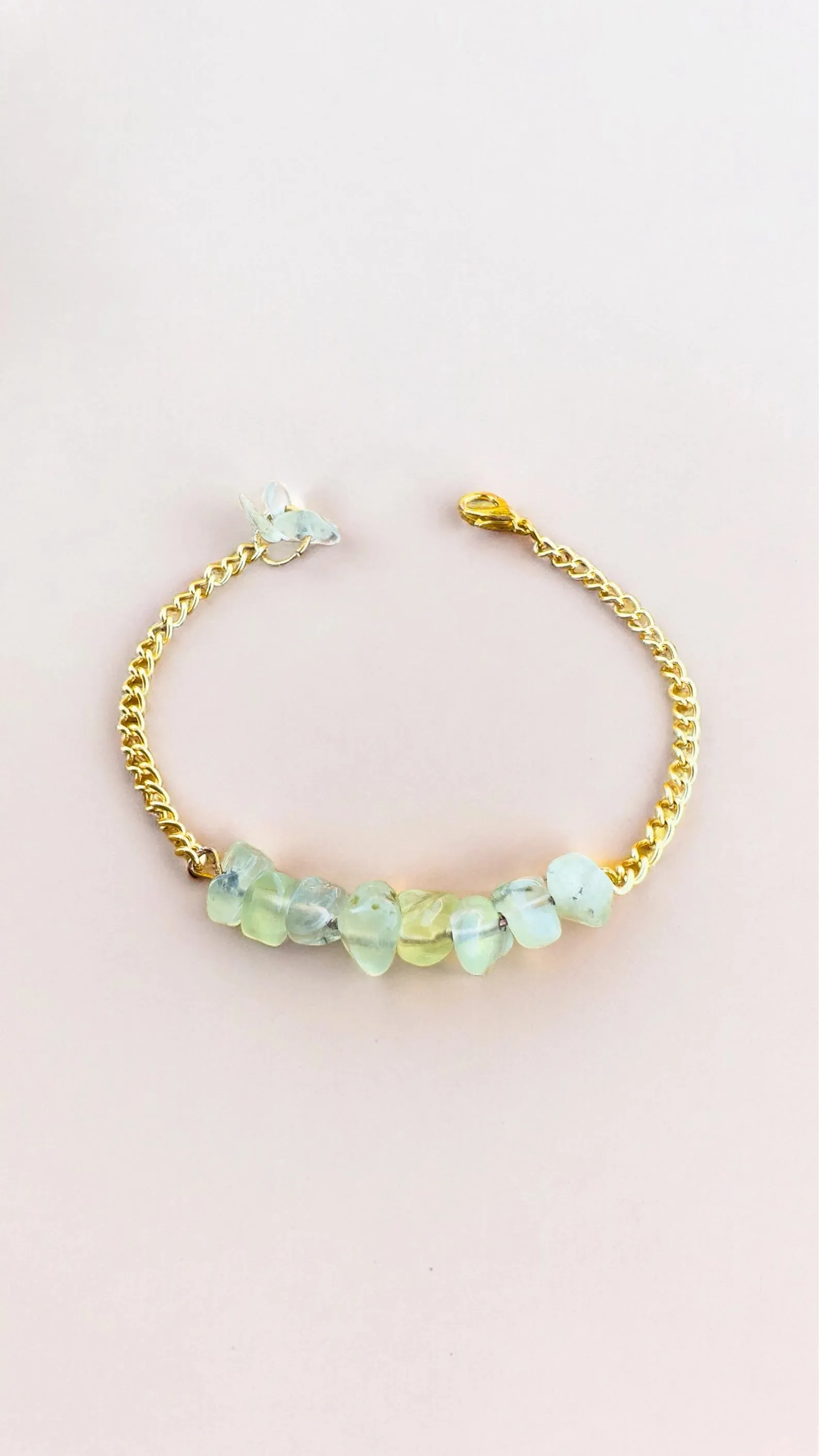 Handmade Prehnite Bracelet