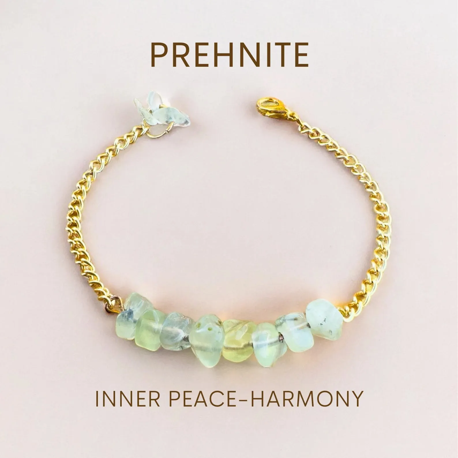 Handmade Prehnite Bracelet
