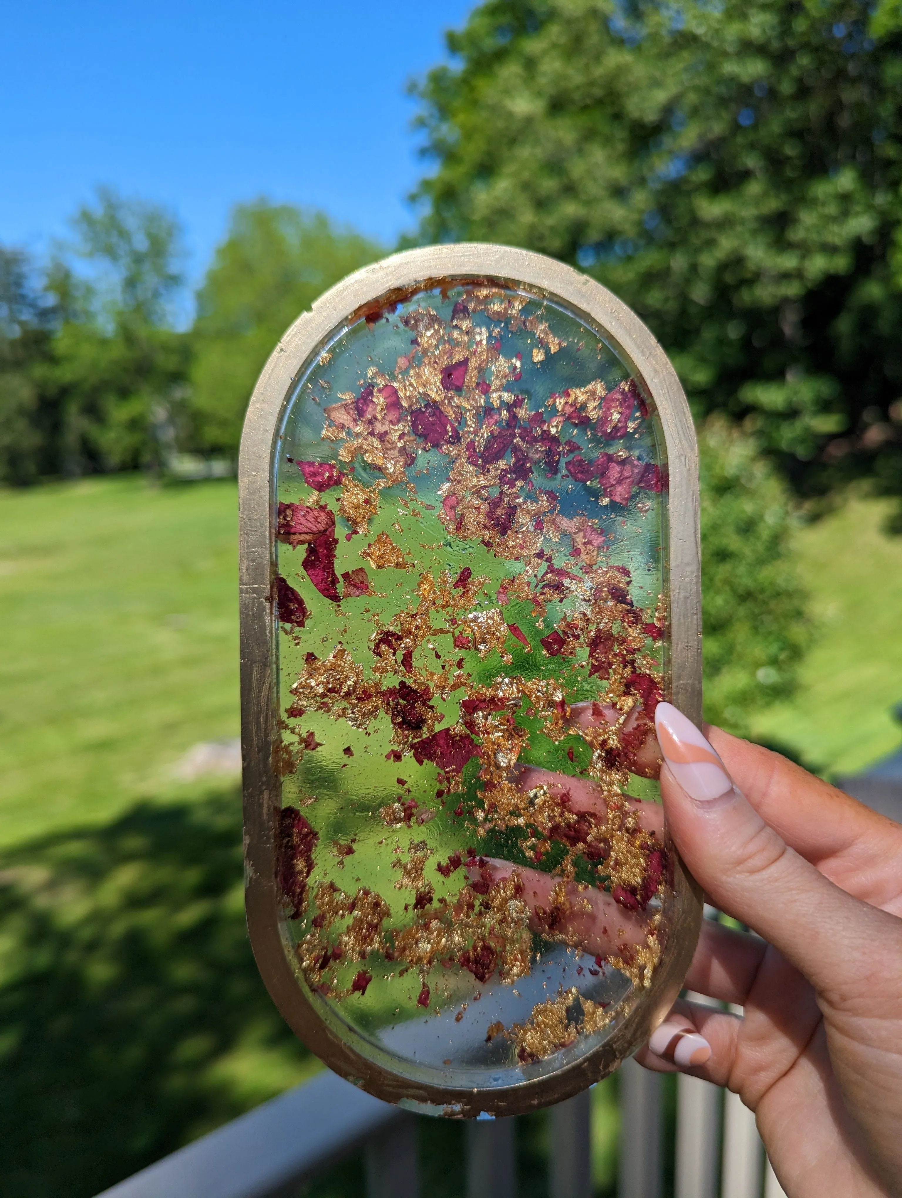 Handmade Roses Trinket Tray