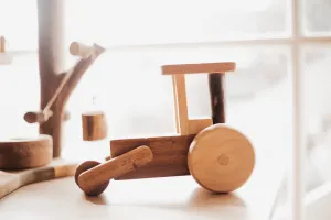Handmade Timber Steam Roller