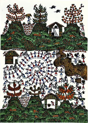 Handmade Warli Painting