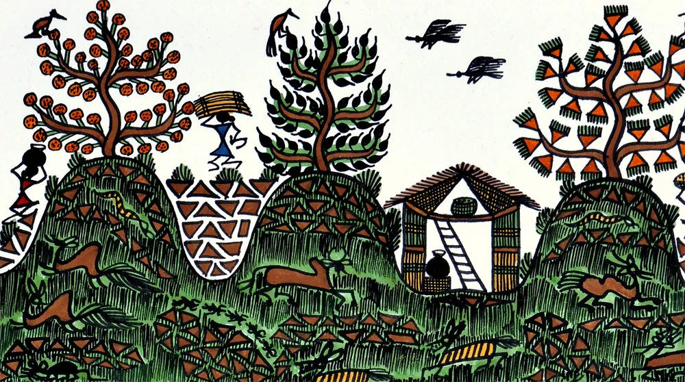 Handmade Warli Painting