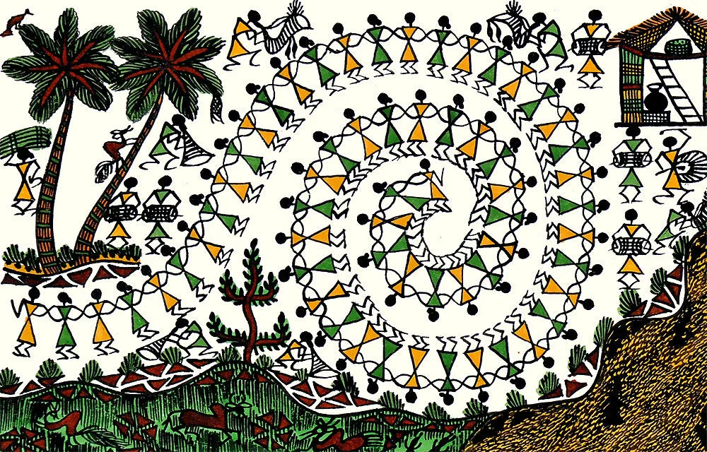 Handmade Warli Painting