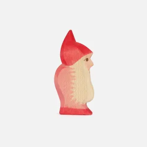 Handmade Wooden Dwarf - Red