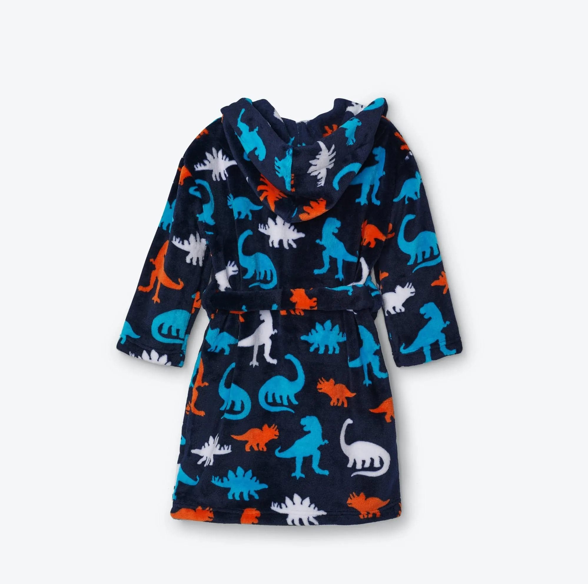 Hatley 'Silhouette Dino's' Fleece Bathrobe