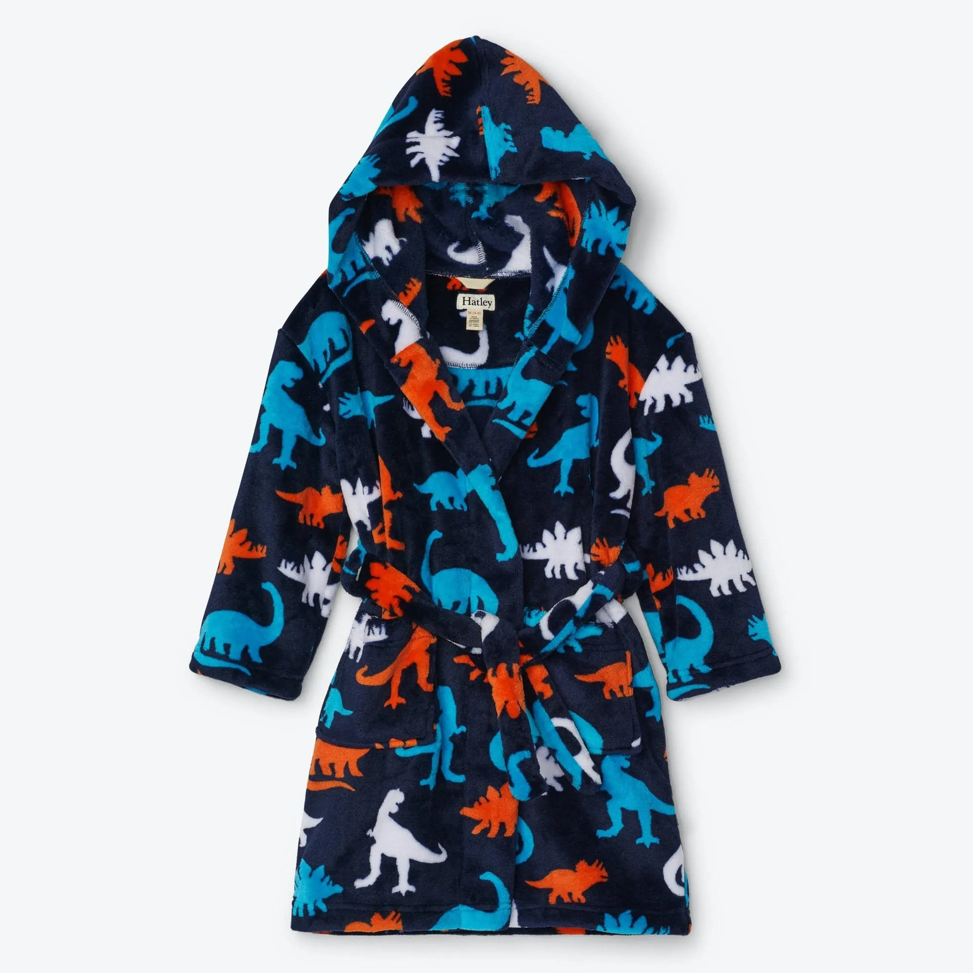 Hatley 'Silhouette Dino's' Fleece Bathrobe