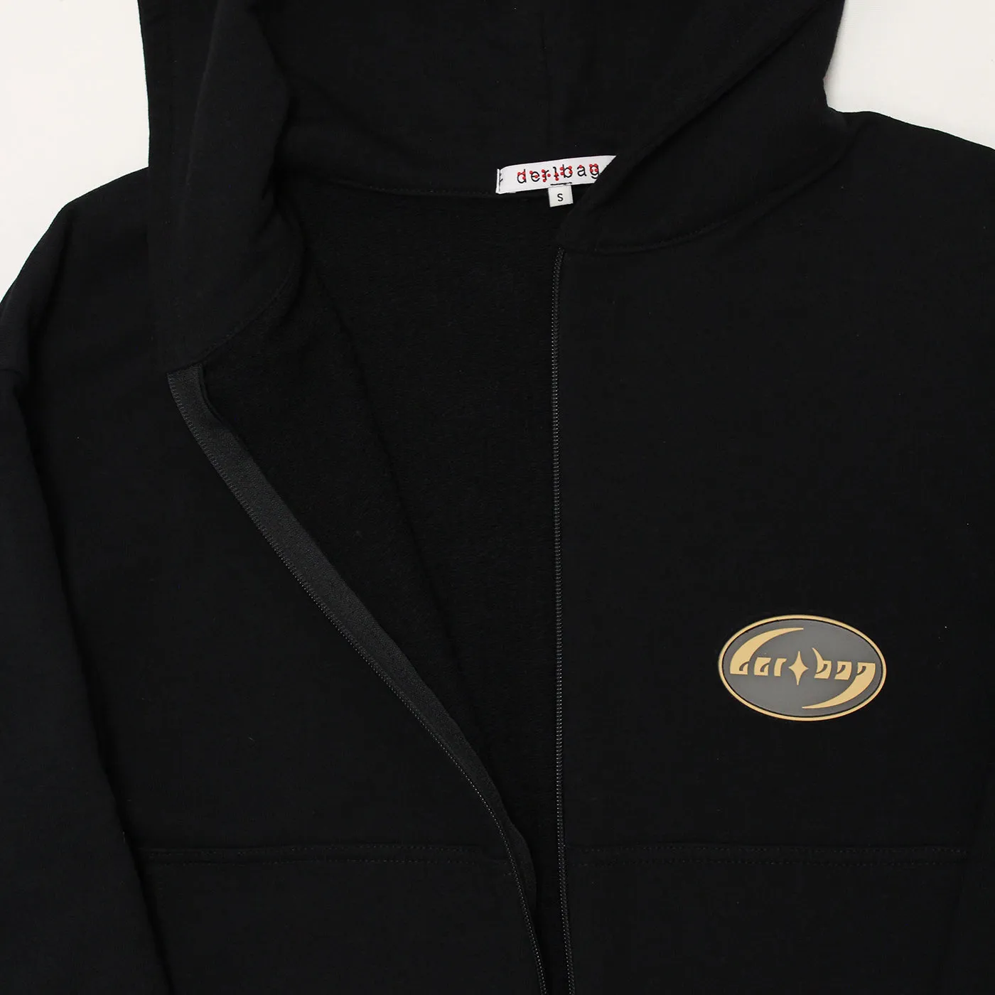 Heavy Zip Up Hoodie (Black French Terry)