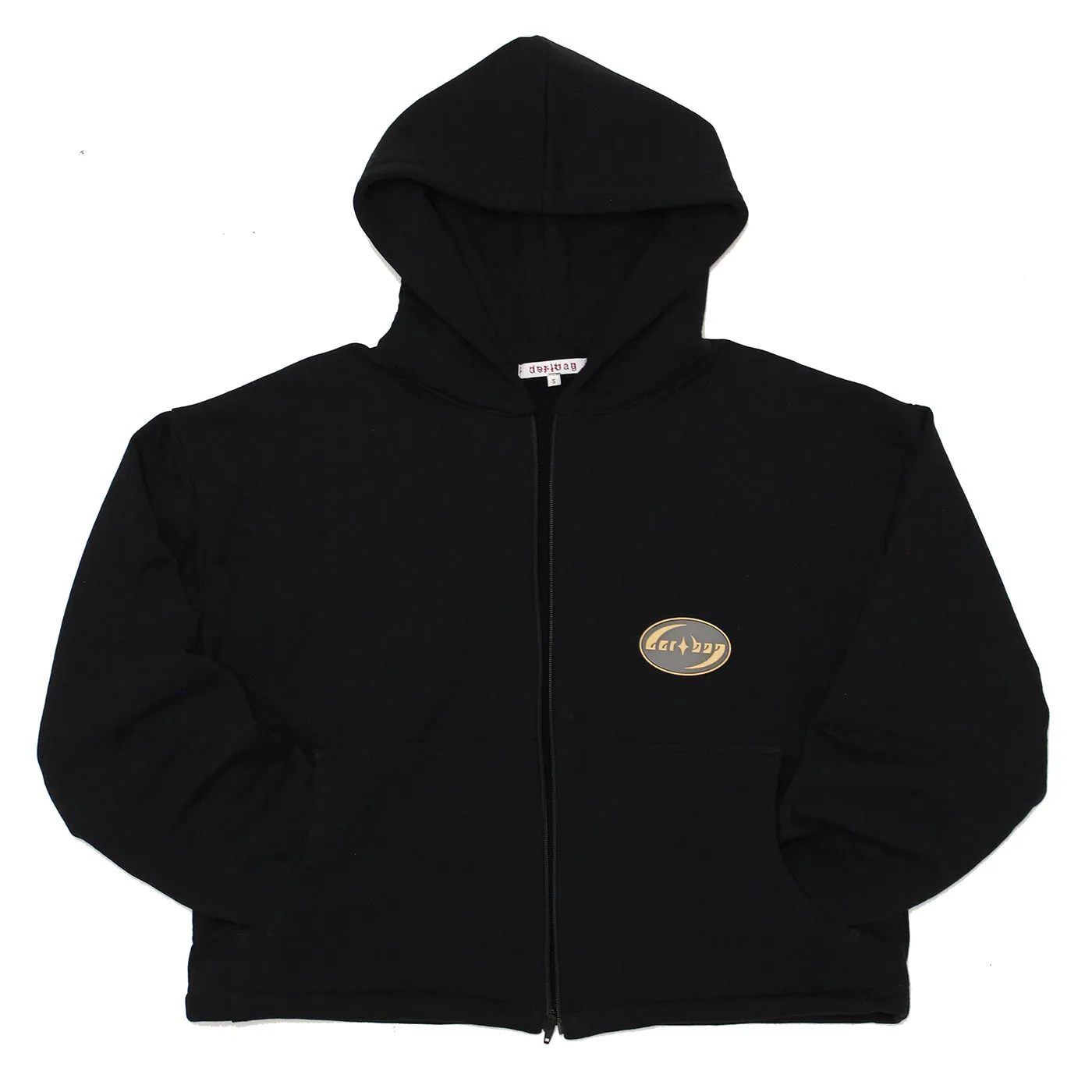 Heavy Zip Up Hoodie (Black French Terry)