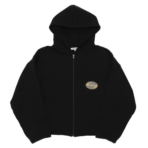 Heavy Zip Up Hoodie (Black French Terry)