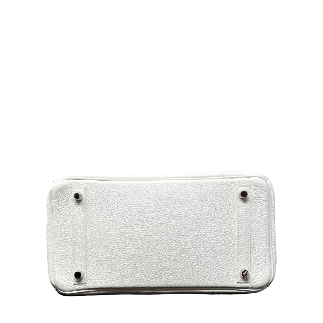 Hermès Clemence Birkin 30 White