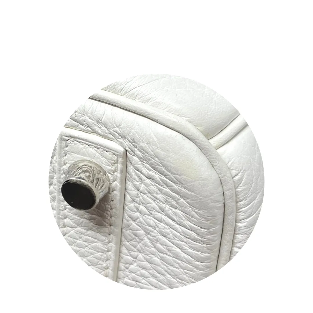 Hermès Clemence Birkin 30 White