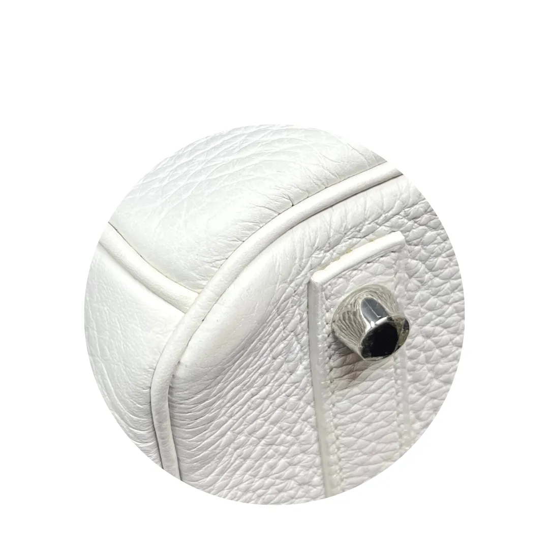 Hermès Clemence Birkin 30 White