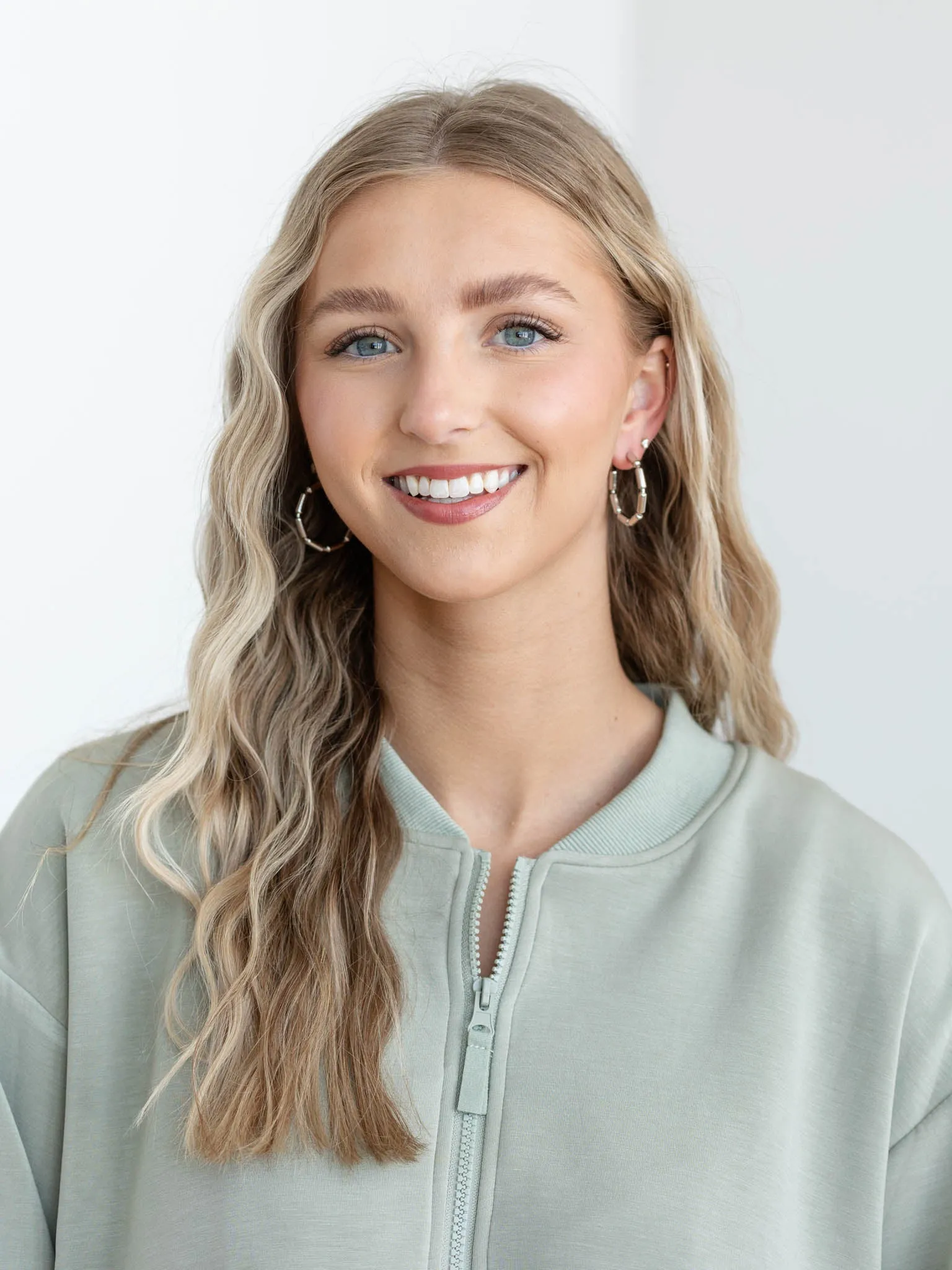 Hexagon Detail Hoops