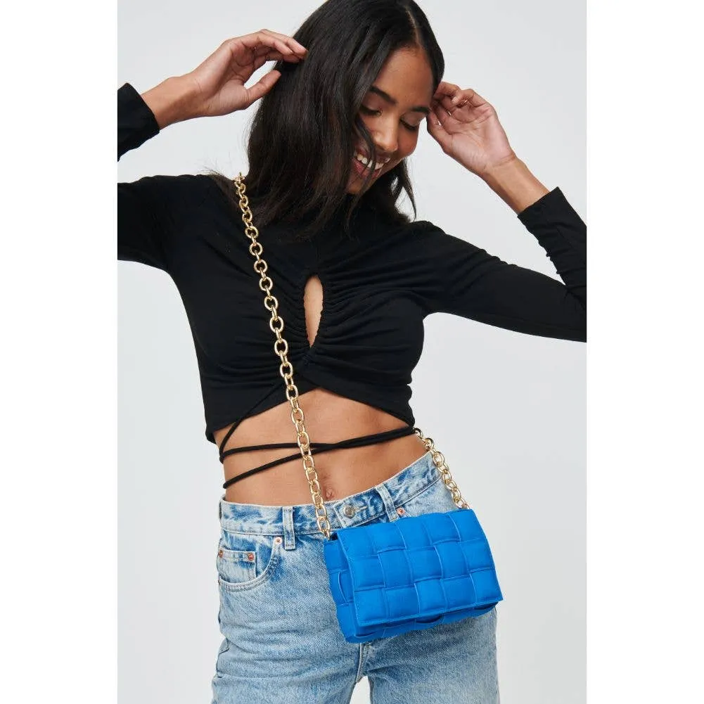 Holden Suede Crossbody - Cobalt